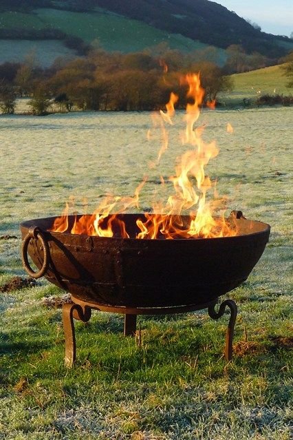Kadai fire bowl and fire pit available to hire